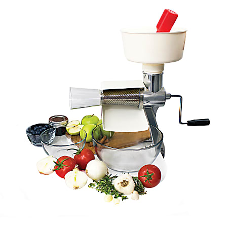 CAREY® Food Strainer With Clamp Base, Silver