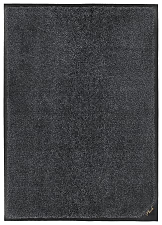 M+A Matting Plush™ Floor Mat, 3' x 5', Midnight Gray