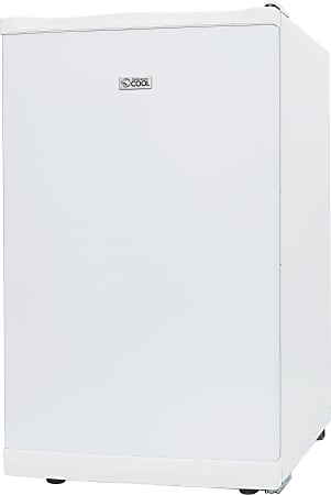 Magic Chef 1.7 cu. ft. Mini Refrigerator 1.70 ftandsup3 Reversible 208 kWh  per Year White - Office Depot