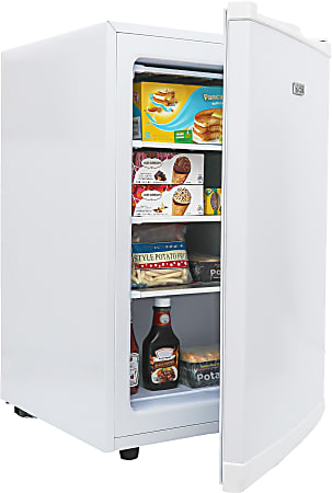 Commercial Cool Upright Stand Up Compact Mini Freezer 2.8 Cu. Ft. White -  Office Depot