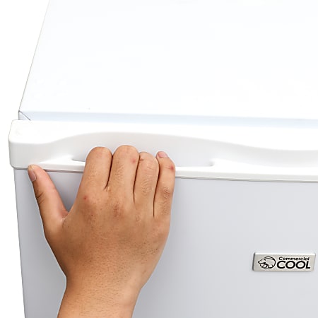 Commercial Cool Upright Stand Up Compact Mini Freezer 2.8 Cu. Ft. White Office Depot