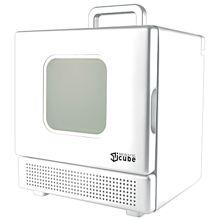 600 Watt Personal Desktop Microwave - White