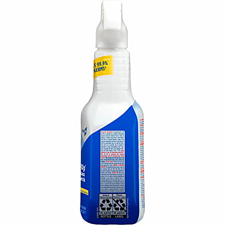 CloroxPro Clean-Up Disinfectant Cleaner with Bleach - Ready-To-Use - 32 fl oz (1 quart) - 432 / Pallet - Antibacterial, Disinfectant - Clear