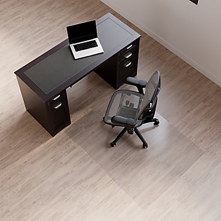 Glass chair on sale mat office depot