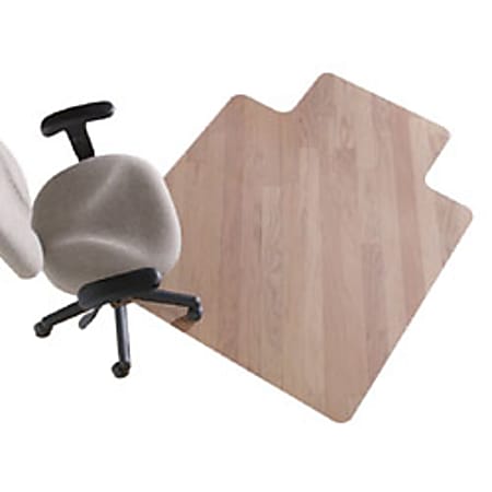 Office Depot® Brand Hard Floor Chair Mat, Wide Lip, 46"W x 60"D, Clear