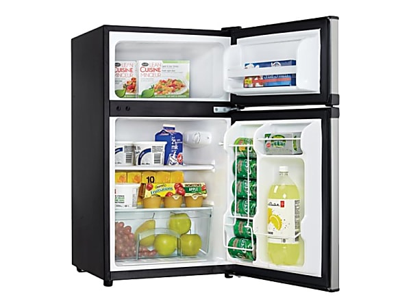 Small size double door refrigerator store