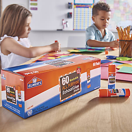 Elmers Glue Stick Classroom Pack 14.4 Oz Pack Of 60 - Office Depot