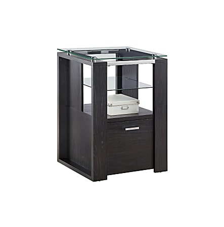 Whalen® Jasper 19"D Vertical 1-Drawer File Pier Cabinet, Metal, Espresso