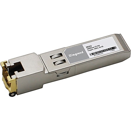 C2G HP J8177C compatible 1000Base-TX SFP Transceiver (Copper, 100m, RJ45) - For Data Networking, Optical Network - 1 x 1000Base-TX, SFP, Copper, 100m, RJ45, J8177C