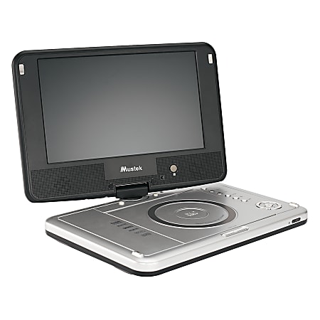 Mustek® MP100 Portable Widescreen DVD Player With 10" Swivel Screen