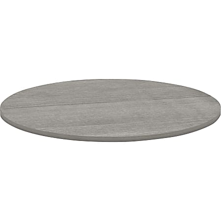 Lorell® Round Conference Tabletop, 48", Weathered Charcoal