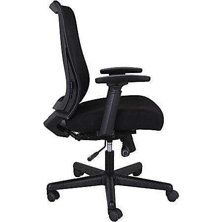 Lorell Mesh High-back Executive Chair - High Back - 5-star Base - Black - Armrest - 1 Each