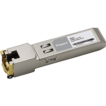C2G HP JD089B Compatible 1000Base-TX Copper SFP (mini-GBIC) Transceiver Module - For Data Networking, Optical Network - 1 x 1000Base-TX, SFP, Copper, 100m, RJ45, JD089B