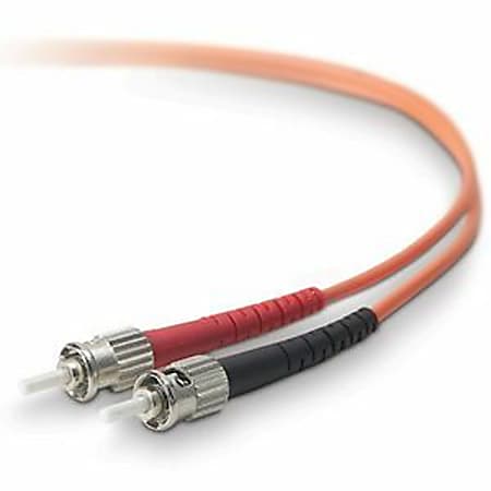 Belkin Fiber Optic Patch Cable - ST Male - ST Male - 20ft