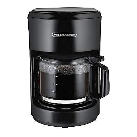 Proctor Silex 10-Cup Automatic Coffee Maker, Black