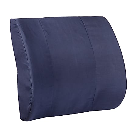 Memory Foam Lumbar Cushion Navy