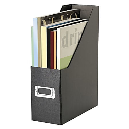 Snap-N-Store® Magazine Holder, Letter Size, Black