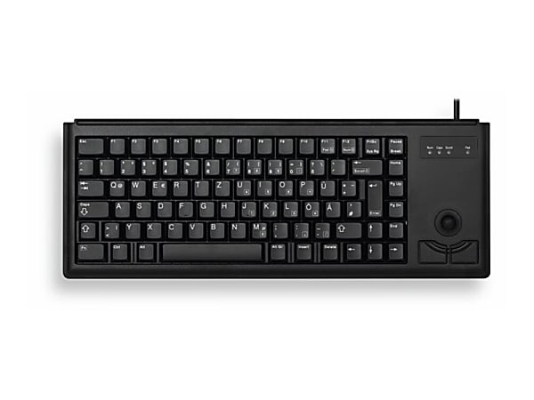 CHERRY Slim Line G84-4420 - Keyboard - PS/2 - US - black