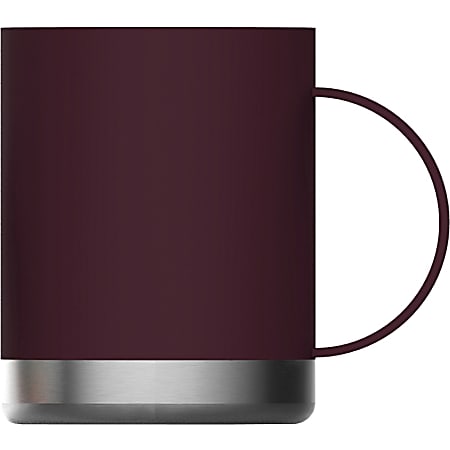 ASOBU® The Ultimate Stainless Steel Ceramic-Coated Coffee Mug, 12-Oz., Red