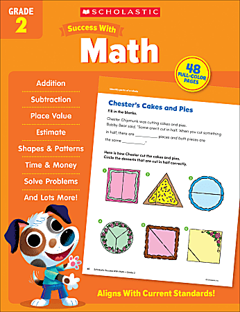 Scholastic Success With Math Workbook, Grade 2