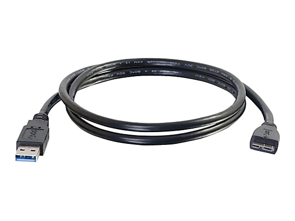C2G 3m USB Cable - USB 3.0 A to Micro USB B Cable (10ft) - USB Phone Cable - USB cable - USB Type A (M) to Micro-USB Type B (M) - USB 3.0 - 10 ft - black