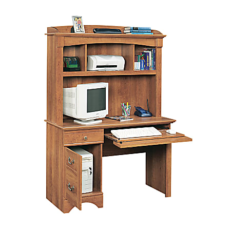 Sauder® Willow Falls Workstation, 66 7/8"H x 47 3/8"W x 19 1/2"D, American Cherry