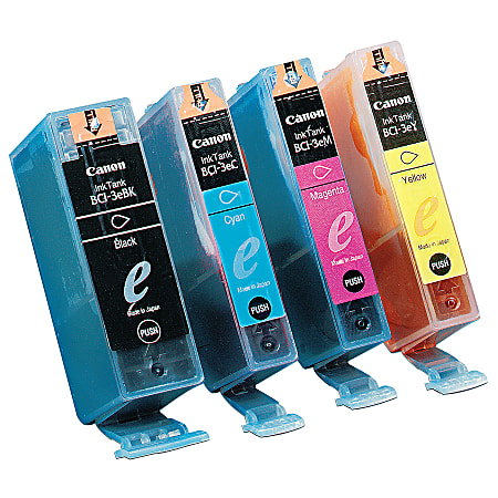 Canon® BCI-3eBK Black Ink Tank, 4479A003