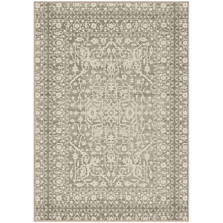 GelPro Nevermove Bella Area Rug, 24" x 34", Khaki