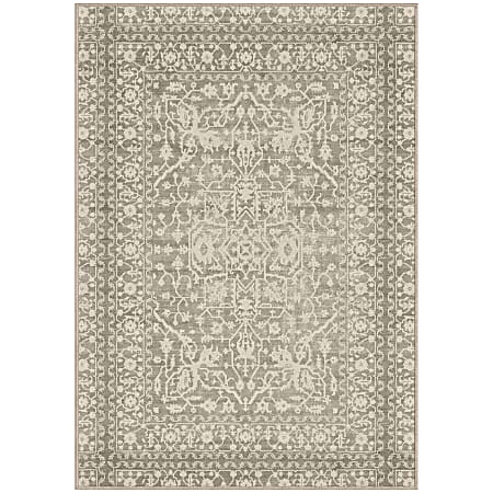 GelPro Nevermove Bella Area Rug, 24" x 34", Khaki