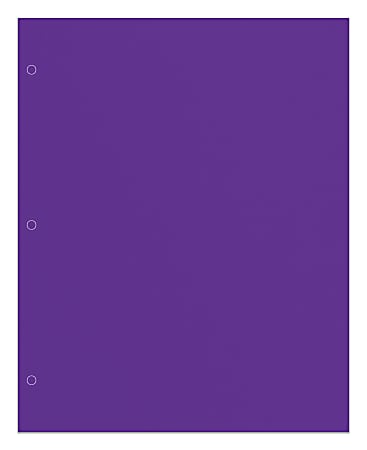 Office Depot® Brand 2-Pocket School-Grade Paper Folder, Letter Size, Purple