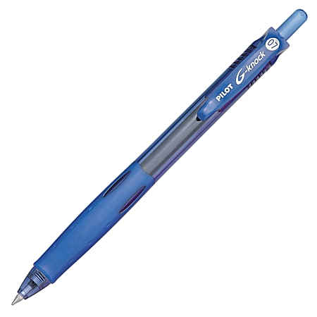 Pilot G Knock BeGreen Gel Rollerball Pen Fine Point 0.7 mm Blue