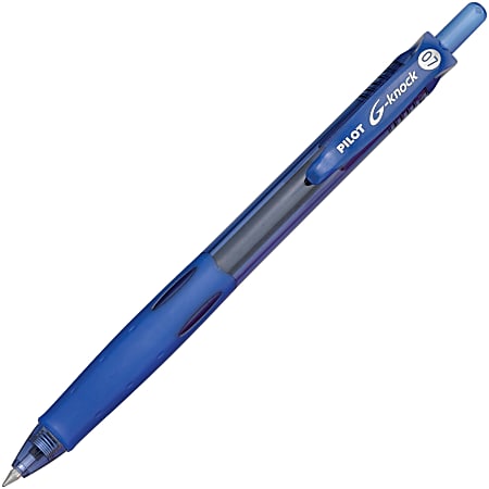 Pilot G Knock BeGreen Gel Rollerball Pen Fine Point 0.7 mm Blue