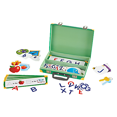 Learning Resources Alphabet Suitcase Activity Set, Pack Of 67 Pieces