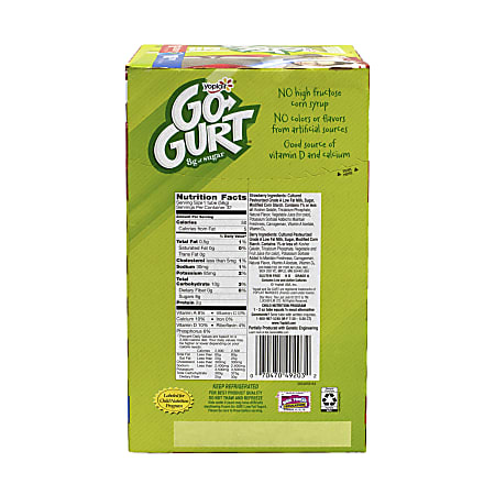 Yoplait Go Gurt Low Fat Yogurt 2 Oz StrawberryBerry Pack Of ...