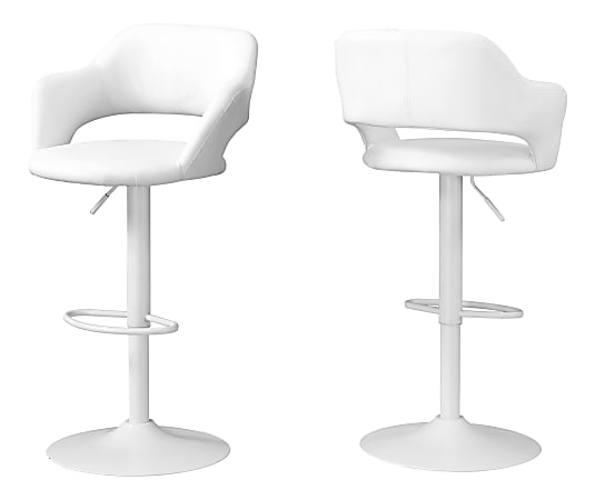Bar stool hydraulic outlet