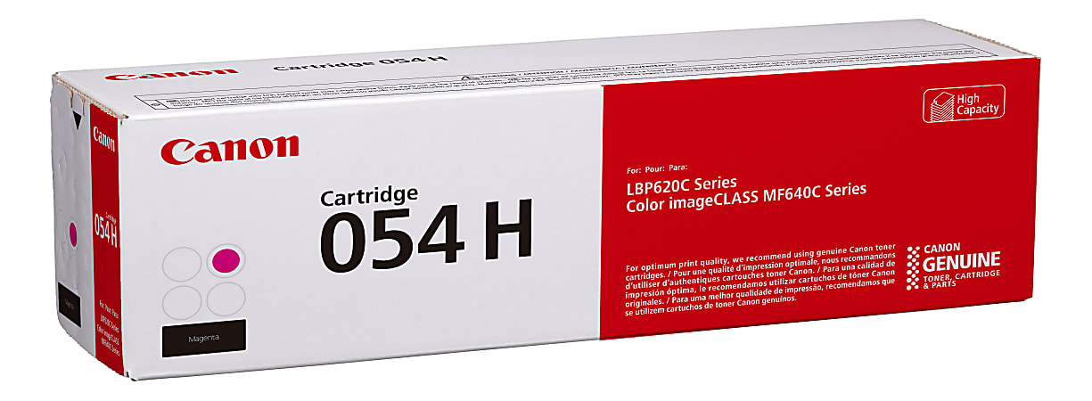 Canon 054H Magenta High Yield Toner Cartridge 3026C001 - Office Depot