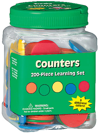 Eureka™ Learning Tool Tubs, Counters, Pack Of 6