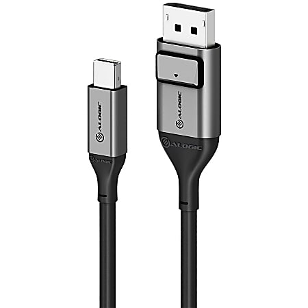 Alogic Ultra 8K Mini DisplayPort to DisplayPort Cable - V1.4 - 6.56 ft DisplayPort/Mini DisplayPort A/V Cable  - ULMDPDP02SGR