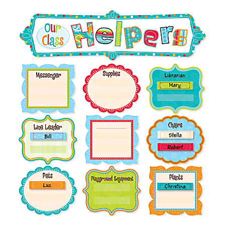 Creative Teaching Press Mini Bulletin Board Set, Our Class Helpers