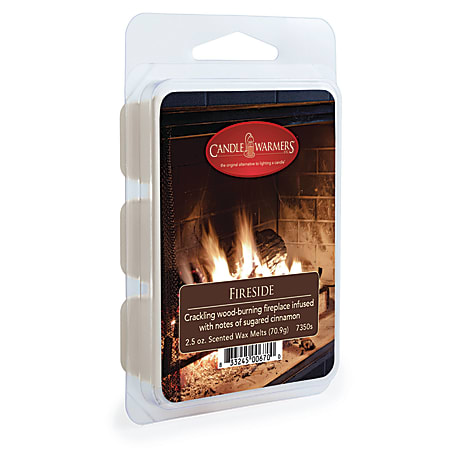 Candle Warmers Etc Wax Melts, Fireside, 2.5 Oz, Case Of 4 Packs