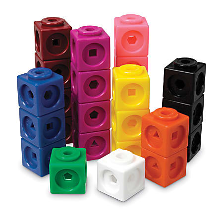 Learning Resources Mathlink Cubes, Set Of 1,000 Cubes