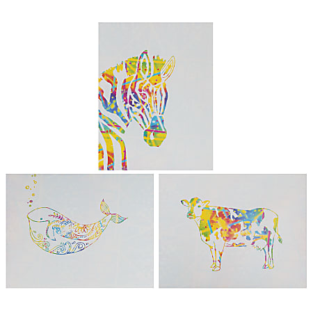 Pacon Now You See It! Art Paper, 8-1/2” x 11”, Radiant Gradient, Pack Of 50 Sheets