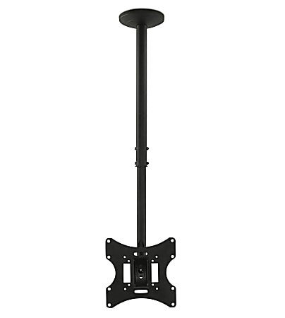 Mount-It! MI-508 Full-Motion Ceiling TV Mount For Screens 23 - 42", 22-15/16”H x 22-15/16”W x 5-15/16”D, Black