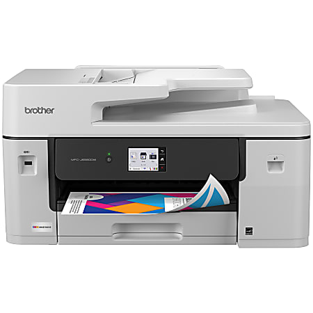Brother INKvestment MCF-J6560DW Wireless Color Inkjet All-in-One Printer, 11”x17” capabilities, 2.7” Color Touchscreen