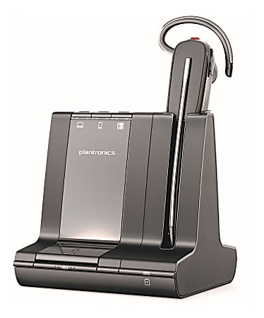 Plantronics® Savi 8240-M Office Wireless Headset, Black, 211819-01