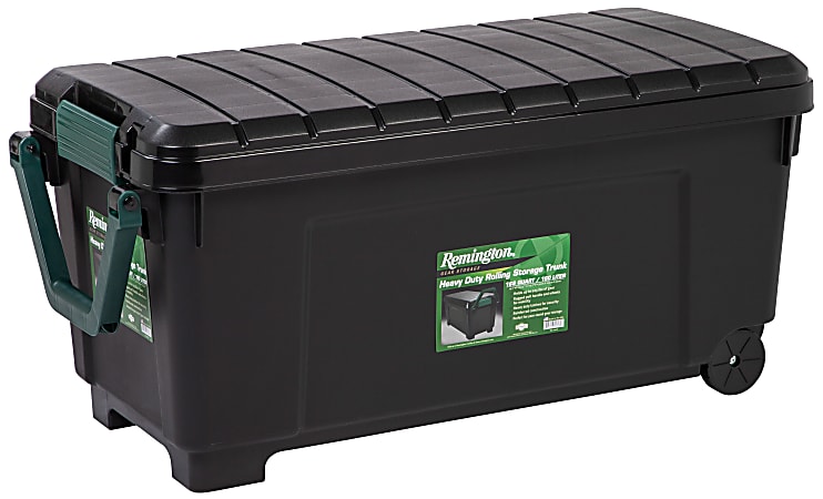Iris&reg; Remington Heavy Duty Store-It-All Tote, 42.25 Gallon, Black