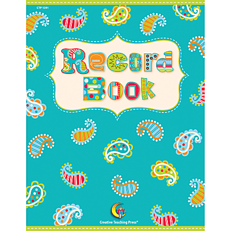 Creative Teaching Press Record Book, Dots On Turquoise