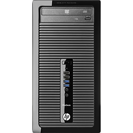 HP Business Desktop ProDesk 400 G1 Desktop Computer - Intel Core i3 i3-4160 3.60 GHz - Micro Tower