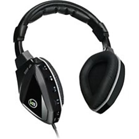 IOGear® Kaliber Gaming Saga Over-The-Head Surround Sound Gaming Headphones