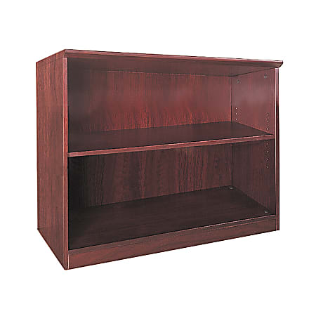 Mayline® Group Corsica 2-Shelf Bookcase, Sierra Cherry